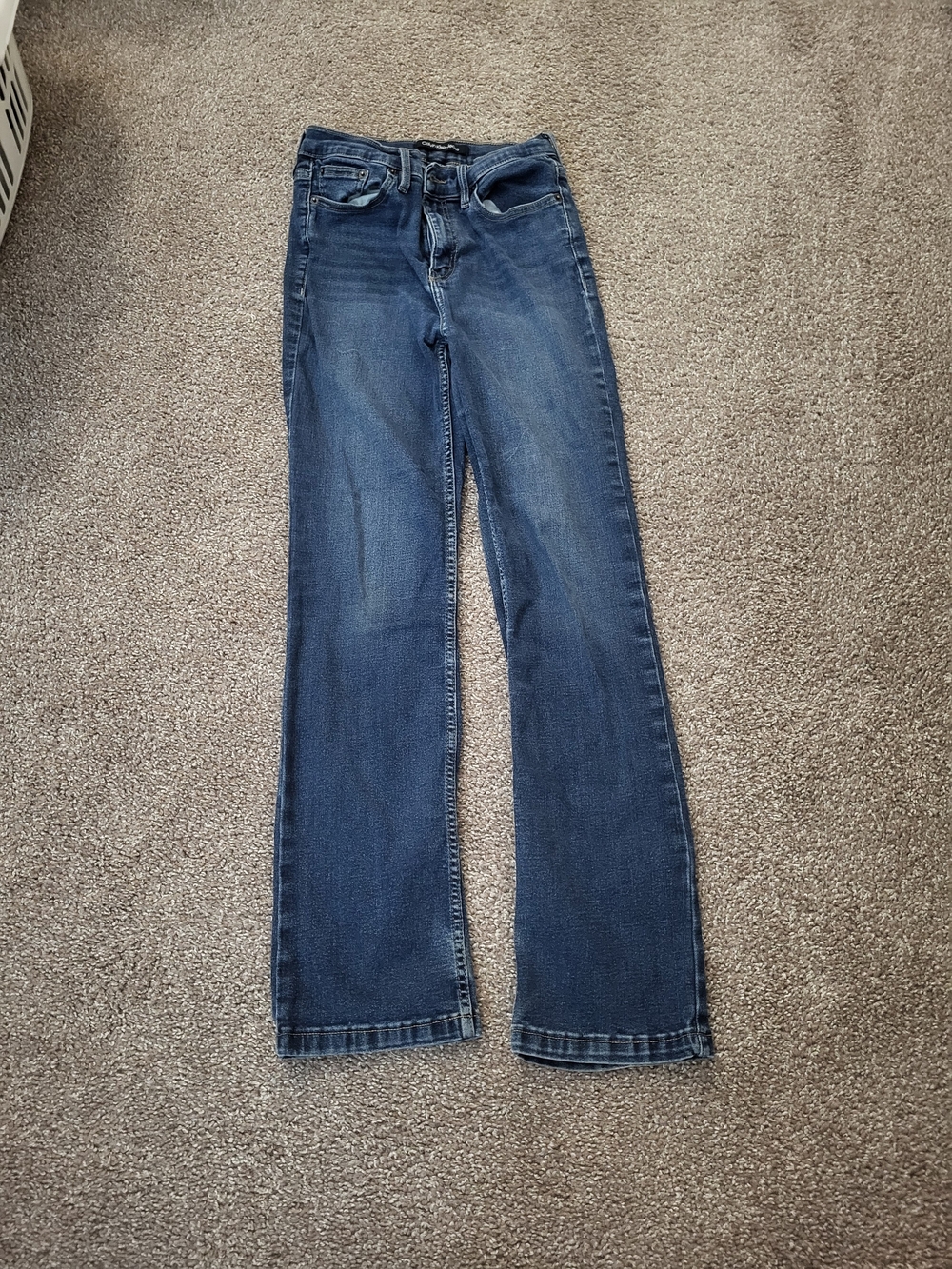 Calvin Klein Women's Dark Blue Flare Jeans